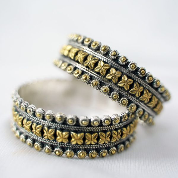 silver bangles