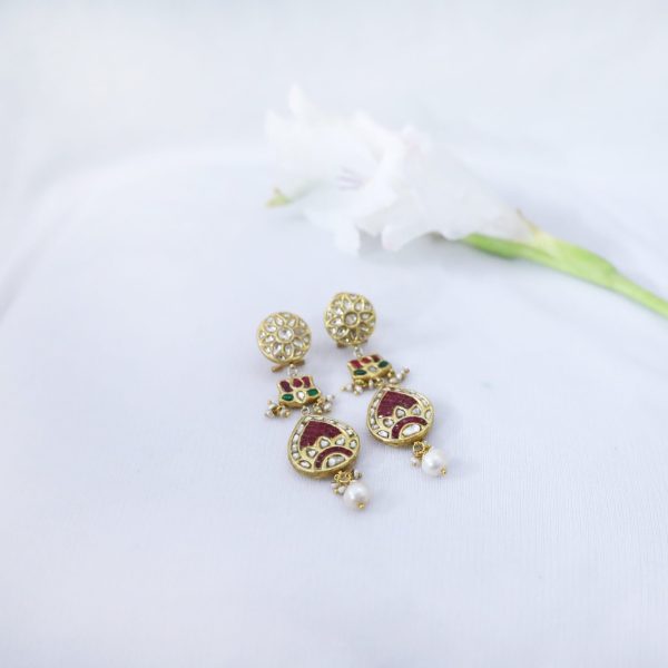 ruby earrings