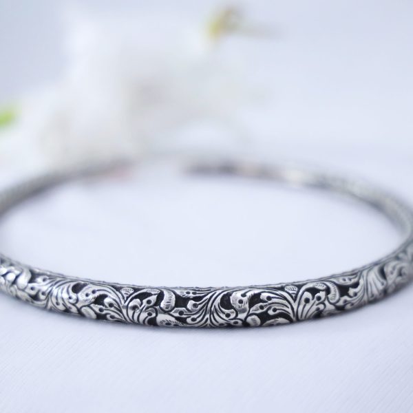antique silver anklets