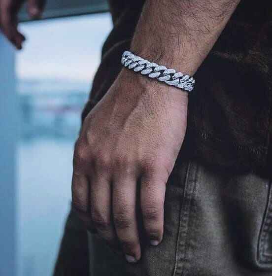 silver bracelet for men