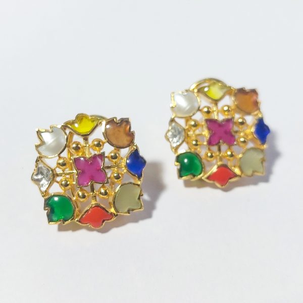 Navratna Stones Earrings