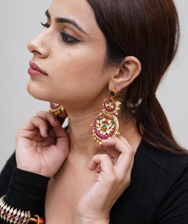 kundan earrings